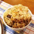 peanut32m's cooksnap of when they made 舞茸と切り干し大根の炊き込み玄米ご飯.