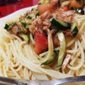 clovers＊'s cooksnap of when they made 和えるだけ☆簡単トマトの冷製パスタ.