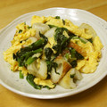ぽりぽり拓庵's cooksnap of when they made ちくわとほうれん草の卵炒め.