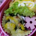 ｍａｒｉ♪'s cooksnap of when they made お弁当に✿ほうれん草（残り物）のココット.