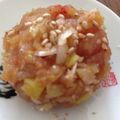 あけぐり's cooksnap of when they made 朝ごはんに。たらこの和えもの（韓国風）.