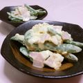 赤い電話's cooksnap of when they made スナップエンドウとたまごのサラダ.