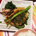 ＊さとかな＊'s cooksnap of when they made 蓮根入り つくね照焼きハンバーグ.