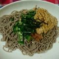 いちご＆大福's cooksnap of when they made （オクラと青シソ•梅干し•納豆）ネバそば.