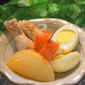 mielle's cooksnap of when they made 鶏肉と大根のトマト塩麹煮.