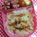 たにたーに's cooksnap of when they made 一分で！簡単キャラ弁(コゲパン).