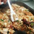 あくび♬'s cooksnap of when they made もんじゃパーティー♪.