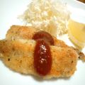 キャラメルバニラ's cooksnap of when they made あじのチーズ入りカリカリパン粉焼き☆.