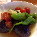 皐月００７'s cooksnap of when they made ごま油だけで作るナスとピーマンの揚げ浸し.