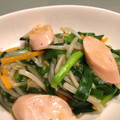 HanaEbi's cooksnap of when they made ☆ニラと魚肉ソーセージのオイスター炒め☆.
