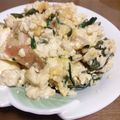 まみめたい's cooksnap of when they made ニラ玉とうふ炒め.