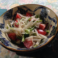 キャビィーママ's cooksnap of when they made 簡単♪大根ときゅうりの赤〜い冷やしサラダ.