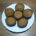 にゃんび's cooksnap of when they made おばあちゃんも喜ぶ♪黒糖で甘納豆マフィン.