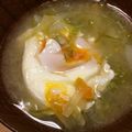 そうたんかあさん's cooksnap of when they made 絶品！キャベツと玉子の味噌汁.