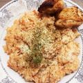 tofudacat's cooksnap of when they made フライパンでつくる簡単トマト飯.