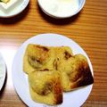 kyokakyoka's cooksnap of when they made 明太子キムチ納豆味豚肉とネギのはさみやき.