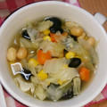 みゆwaco 's cooksnap of when they made 風邪引きサンに♪お豆と野菜の生姜スープ♡.