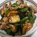 saya0725's cooksnap of when they made スナップえんどう・なす・豚肉の炒め物.