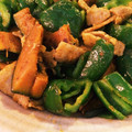 たらゆき's cooksnap of when they made 豚肉とかぼちゃとピーマンのにんにく炒め.