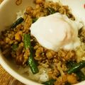 mi's cooksnap of when they made がっつり☆温玉そぼろ丼(*^。^*).