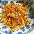 もぐ・ω・くま's cooksnap of when they made 簡単♪大根と人参のおかか炒め.