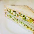 しじみごはん's cooksnap of when they made ぷりぷりエビいり卵サンド.