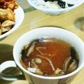 きうぴ's cooksnap of when they made ベーコン と シイタケ の 春雨スープ.