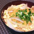 tomoyo0722's cooksnap of when they made 旦那の大好物『玉子とろ～り、カツ丼』.