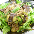 Mie（みぃ）'s cooksnap of when they made 茄子とオクラのそぼろあん炒め.