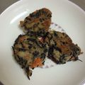みちコロ's cooksnap of when they made 離乳食手づかみ期　豆腐とひじきのおやき.