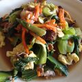sachinchan's cooksnap of when they made 青梗菜と卵と豚肉の旨煮.