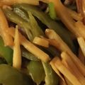 vegeking's cooksnap of when they made チンジャオロース.
