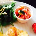 なっちゃんちの食卓's cooksnap of when they made 超簡単！野菜たっぷりサーモンのロミロミ！.