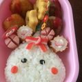 釣りバカ嫁's cooksnap of when they made キャラ弁☆ほっぺちゃん.