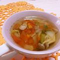 赤い電話's cooksnap of when they made 残り野菜の具だくさんトマトスープ.