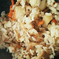 ナリンV8VV8T☆'s cooksnap of when they made 白だしで簡単☆お芋と油揚げの炊き込みご飯.