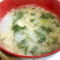 くぅぽん☆'s cooksnap of when they made 小松菜のお味噌汁.