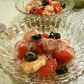 時花菜's cooksnap of when they made 海老とトマトの赤いサラダ.