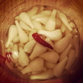 MOｰON's cooksnap of when they made いきなりらっきょの甘酢漬け.