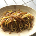 Y♡R♡R's cooksnap of when they made 大根の皮と人参とこんにゃくのきんぴら.