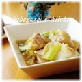 ババガレイ's cooksnap of when they made ～材料２つ！鶏とキャベツのﾄﾛｰﾘ煮～.