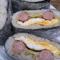 sayusami's cooksnap of when they made ソーセージでおにぎらず.