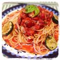 のぞむちむち's cooksnap of when they made 簡単★ツナ・ズッキーニの冷製トマトパスタ.