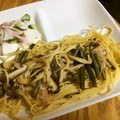 モカ’ｓママ's cooksnap of when they made ワラビとエノキとシラスの和風パスタ.