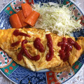 英利香姫's cooksnap of when they made ひき肉とほうれん草のオムレツ.
