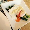 クック7LVNGQ☆'s cooksnap of when they made ホワイトアスパラ♡ポーチドエッグ添え.