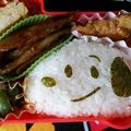 ☆★おもち☆★'s cooksnap of when they made スヌーピー 簡単海苔キャラ弁.