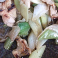 Hisa:D's cooksnap of when they made 鶏皮のねぎ炒め♪.