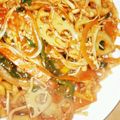 ゆぅまぁﾏﾏ's cooksnap of when they made ∮ レンコンとえのきの✰ピリ辛✰炒め ∮.