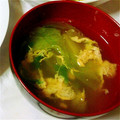 あまけんの妻's cooksnap of when they made 簡単！レタスたまごスープ☆.